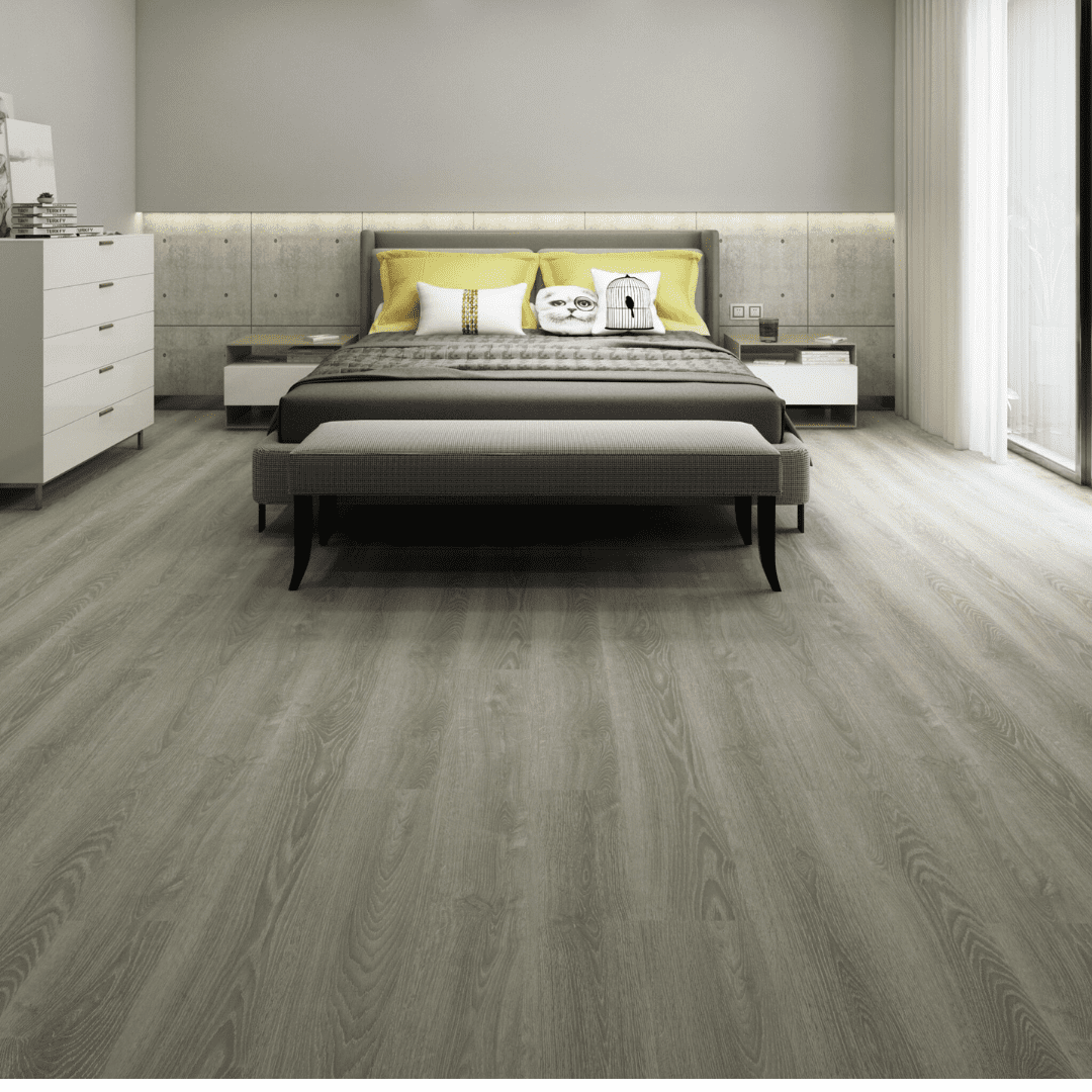 Manna Luxury Vinyl Plank in a bedroom